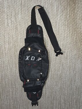 FOX Black Sling Crossbody Bag for Men